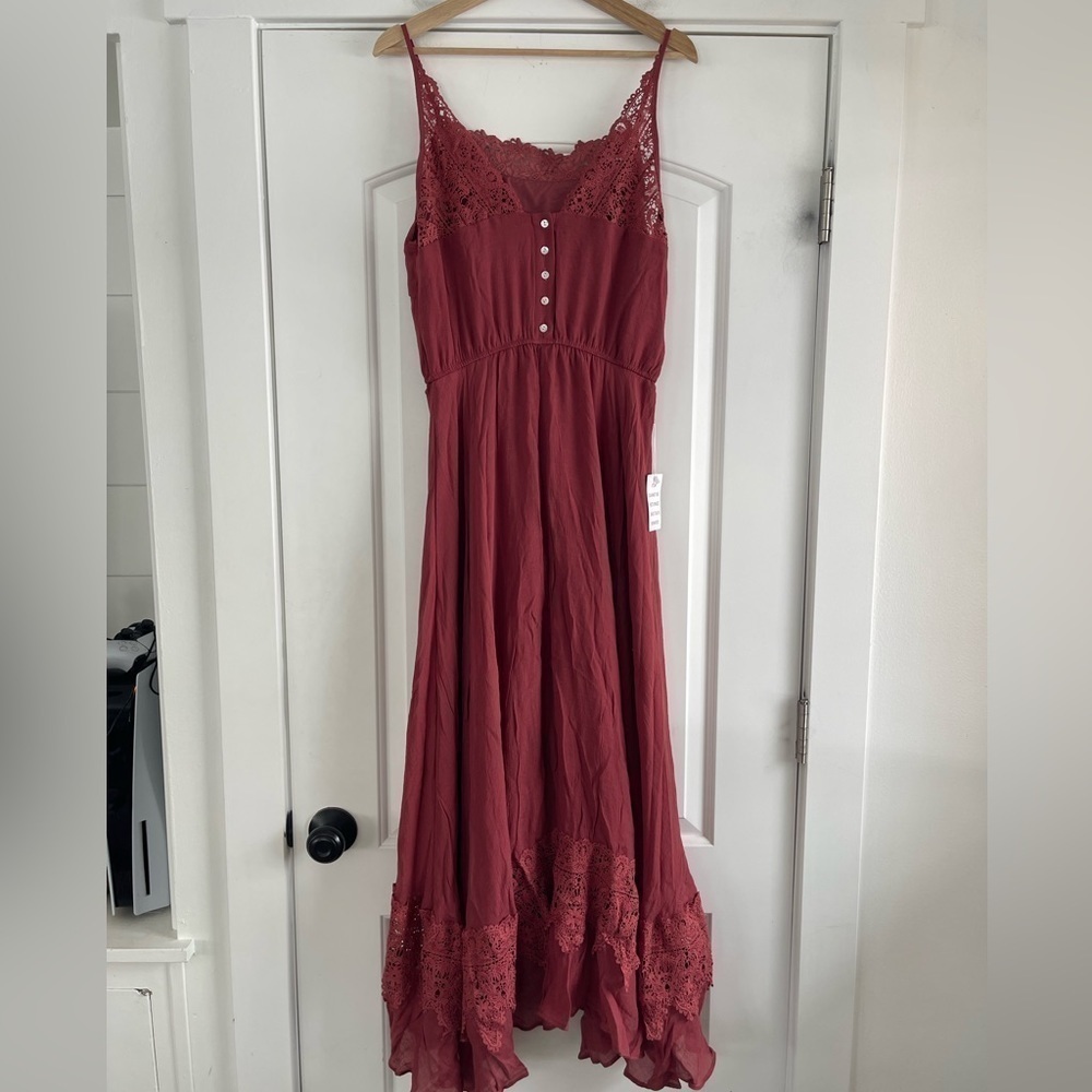 Joyfolie Katya Maxi Dress Red Clay - L - Picture 4 of 6